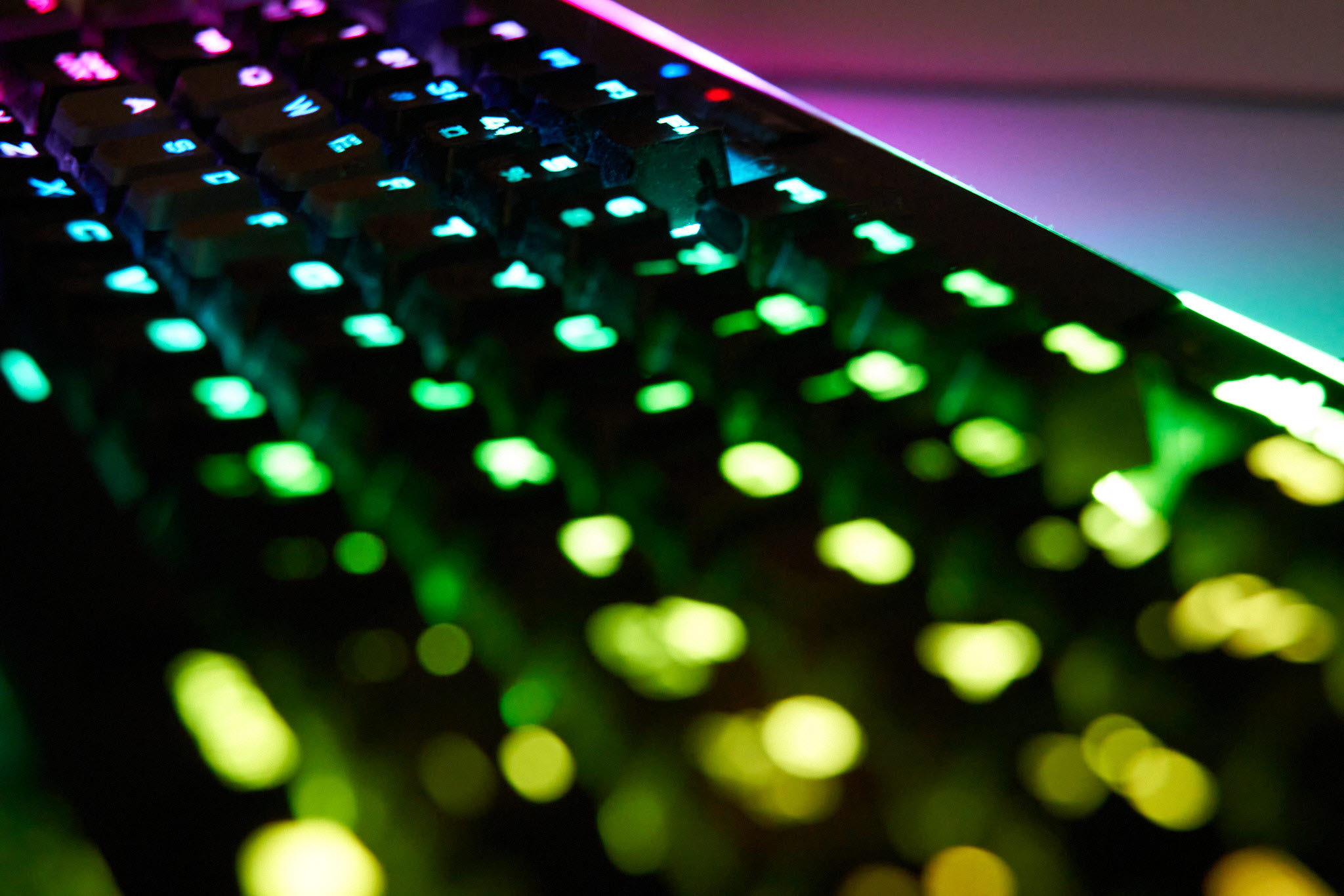 Close-up of a keyboard